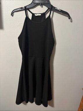 Olivia Rae Black Halter Mini Dress